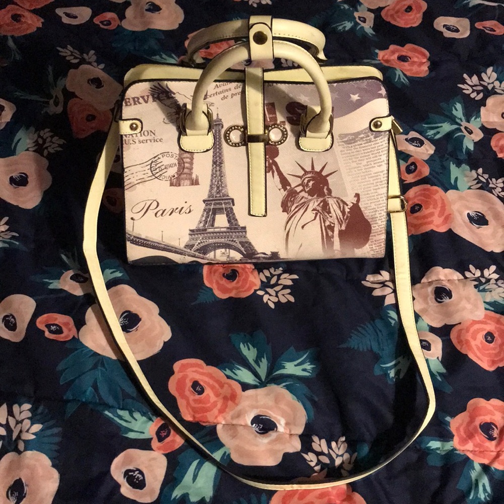 Paris New York purse